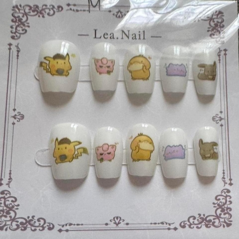 PokéPop Nail Set – Pikachu, Jigglypuff & Friends‎